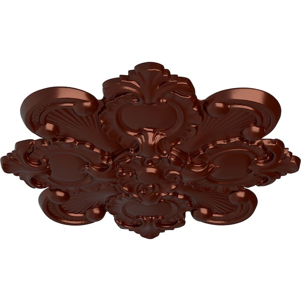 Katheryn Ceiling Medallion, Hand-Painted Antique Copper, 18 1/8OD X 1 1/4P